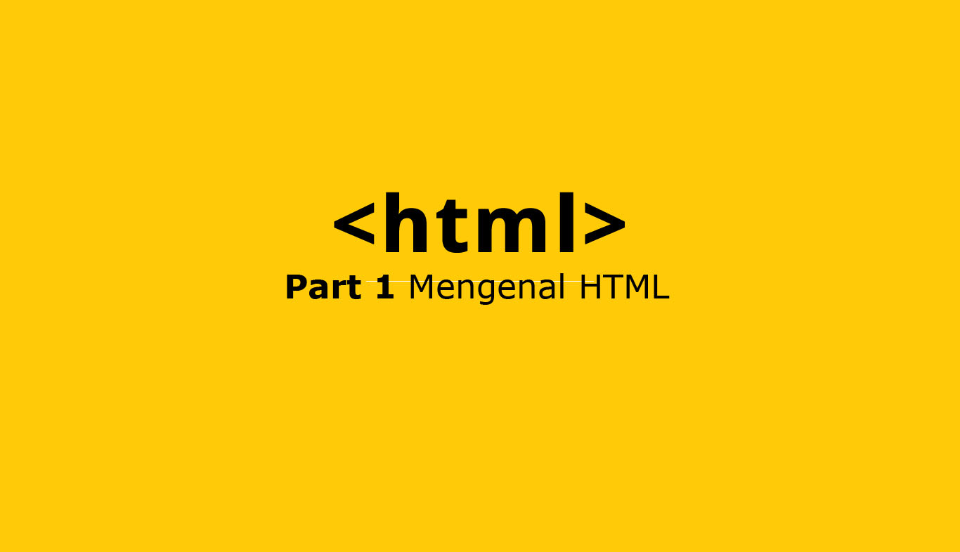 mengenal html